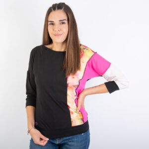 Netopir majica - pink elegance